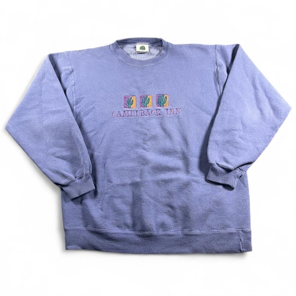 Men's Purple and Blue Sweatshirt
